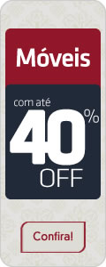 selo M&oacute;veis 40 por cento off