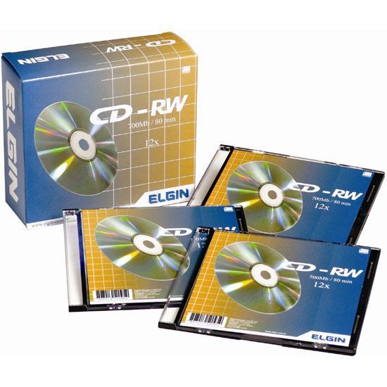 Midia+Virgem+CD+RW+700MB+80min+com+10+Unidades+Elgin