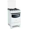 Fog�o 4 Bocas Consul - Branco a G�s Canela CF150A 