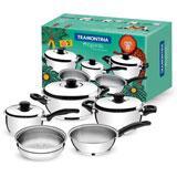 Conjunto de Panelas Tropical Inox Baquelite 65920 / 220 - Tramontina