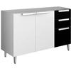 Balc�o 120 cm 2 portas 3 gavetas STLG3G2 Suprema - Itatiaia