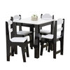 Conjunto Mesa 80 Com 4 Cadeiras Nobre - Sonetto 