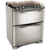 Fog�o 5 Bocas Electrolux - Inox G�s Celebrete Glass 76DGX - 