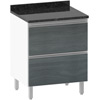 Balc�o 66 2 Gavetas com Tampo Slim 1007 - Luciane