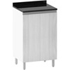 Balc�o 66 Alto 2 Portas com Tampo Slim 1009 - Luciane