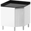 Balc�o Canto 1 Porta com Tampo Slim 1011- Luciane 