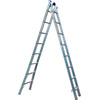 Escada 2x8 Alum�nio Extens�vel - Mor