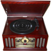 Sistema De �udio Classic CTX Toca discos + CD + Cassete + AM/FM