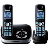 Telefone Panasonic Sem Fio com ID KX - TG6522LBB