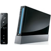 Nintendo Wii Preto com Game Mario Kart e Volante Wii Wheel  