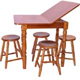 Conjunto Mesa Dobr&aacute;vel Com 4 Bancos - Piratini