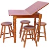 Conjunto Mesa Dobr�vel Com 4 Bancos - Piratini