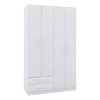 Roupeiro 4 Portas 2 Gavetas R402 Linho - Rodial