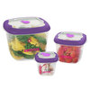 Conjunto potes flor 3 pe�as 713/57C - Sanremo