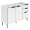 Balc�o 120 cm 2 Portas 3 Gavetas LG3G2 ST Vivace - Itatiaia