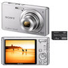 C�mera Digital Sony Cyber-Shot DSC-W610-S 14.1MP Panor�mica 360� + Cart�o de 4GB