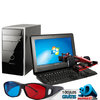 Desktop 3D Positivo D2300 Intel Atom 2GB RAM 500GB HD W7