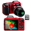 C�mera Digital Nikon Coolpix L810 16.1 MP Fotos 3D + V�deos em HD + Cart�o 4GB