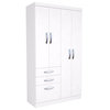 Roupeiro Eucam�veis 4 Portas 3 Gavetas G�nova
