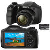 C�mera Digital Sony Cyber-Shot DSC-H100/B 16.1MP Panor�mica, Menu Divers�o, 8GB