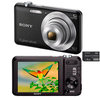 C�mera Digital Sony Cyber-Shot DSC-W710/B 16.1MP Panor�mica 360 + Cart�o de 4GB