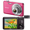 C�mera Digital Sony Cyber-Shot DSC-W710/P 16.1MP Panor�mica 360 + Cart�o de 4GB