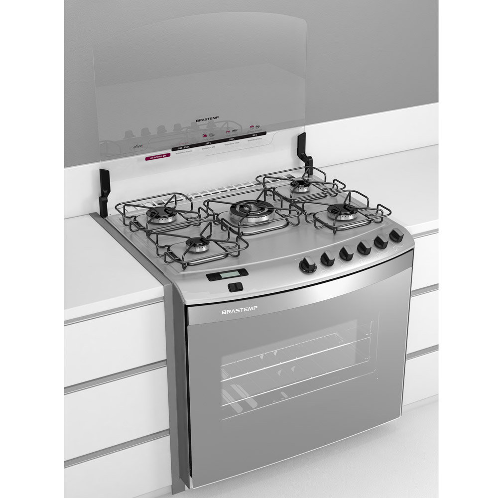 Fogao brastemp 6 bocas clean bf076b