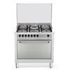 Fog�o 5 bocas MXG 96MFI  Inox - Lofra
