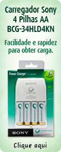 Selo Carregador de Pilhas sony
