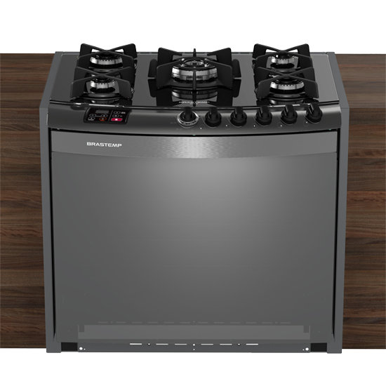 Fogão a Gás de Embutir Brastemp, 5 Bocas Colombo
